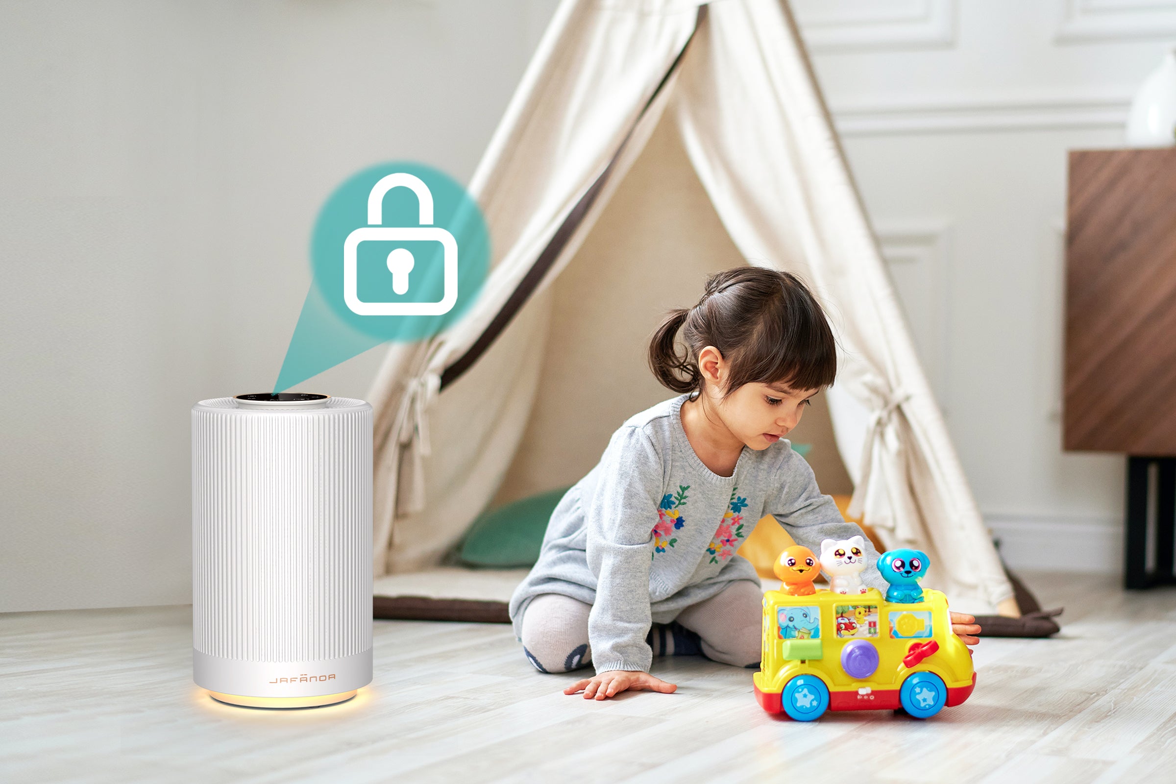 jafanda air purifier jf100 child lock