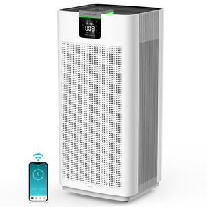 Jafanda JF999 H13 True HEPA Large Air Purifier for Whole Home and Commercial Spaces – Quiet, 3-Stage Filtration, Removes 99.97% of Smoke, Dust, Pollen, Mold Spores, and Pet Dander - Jafanda