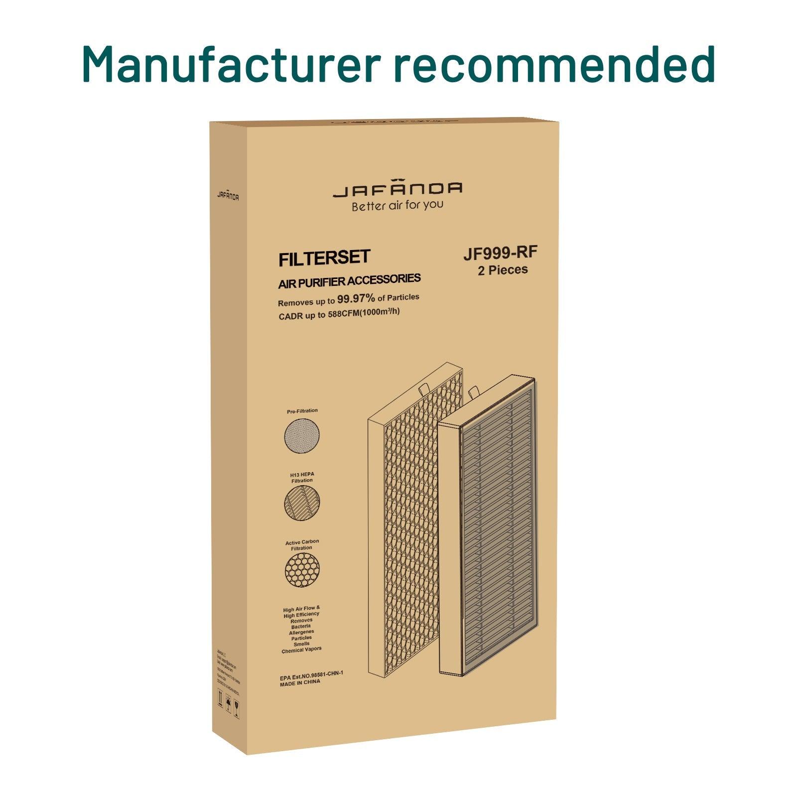 Jafända® JF999 Original Replacement FIlters, 2 Pack - Jafanda